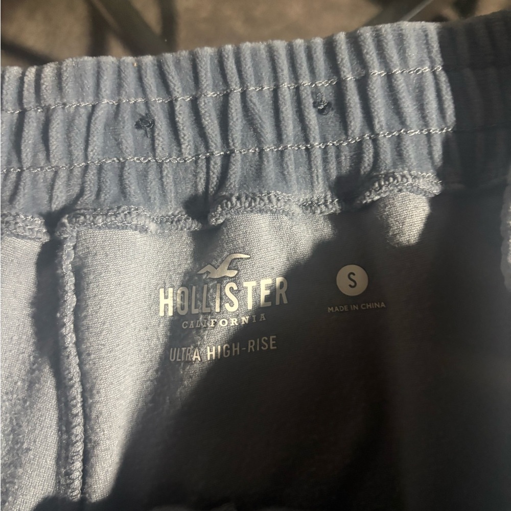 Hollister Blue Joggers Soft Elastic Waistband